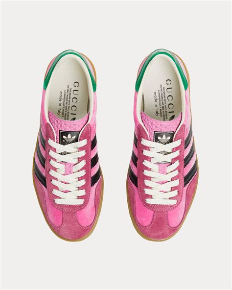 gucci adidas pink gazelle|pink gucci sambas.